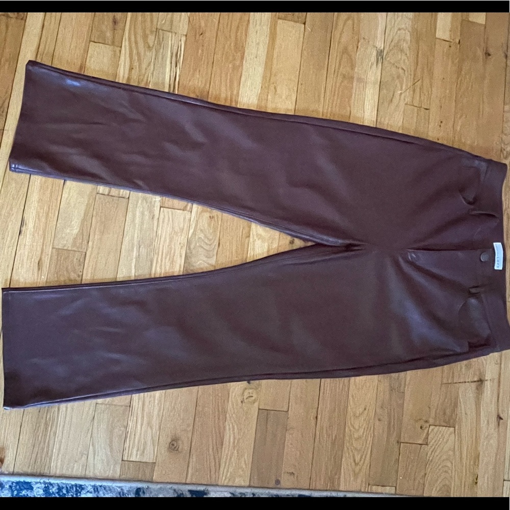 LOFT faux leather pants